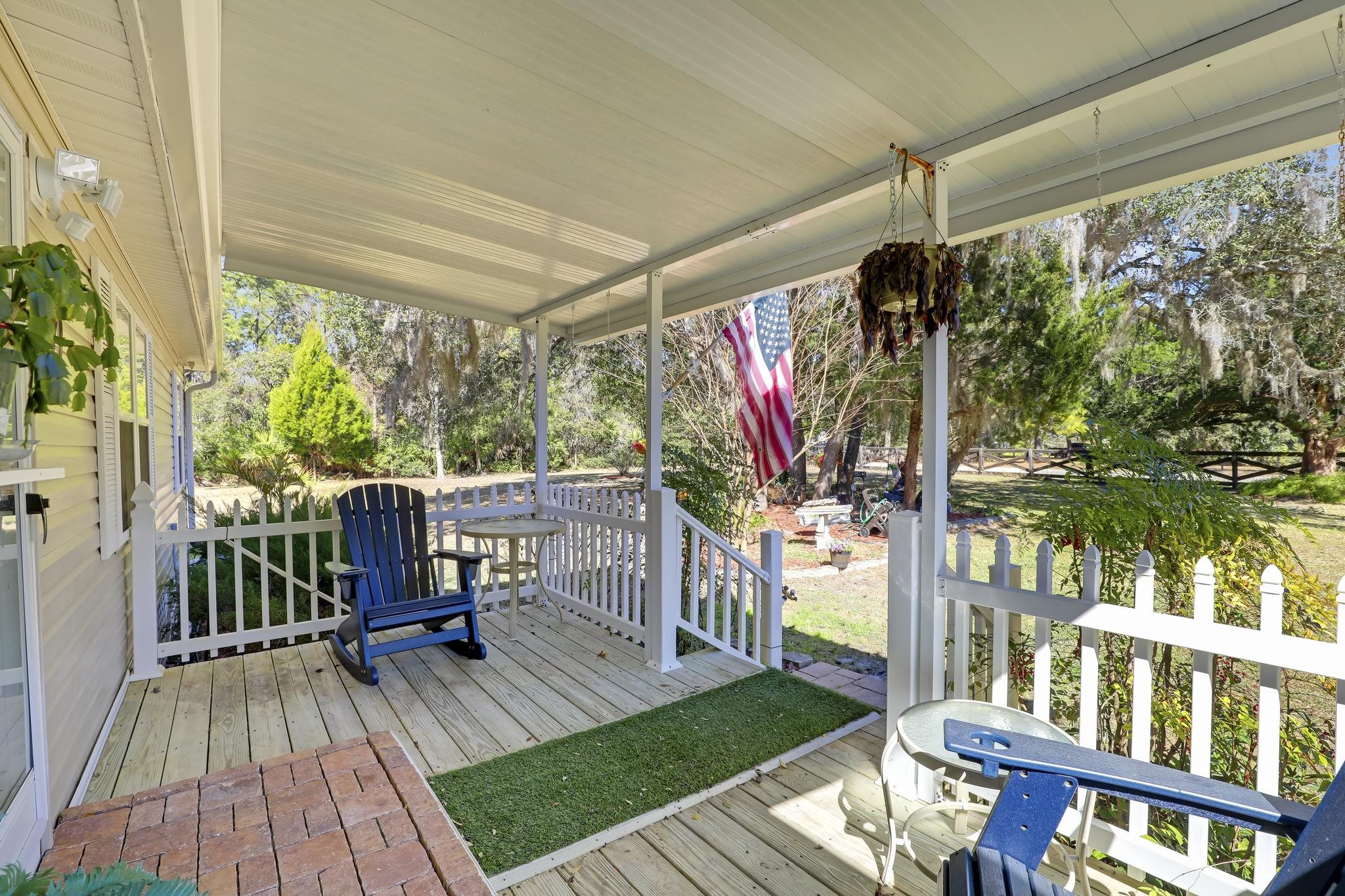 6901 Catlett Road St. Augustine, FL 32095 - Photo 14 of 74 View of wooden porch