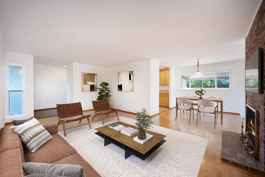 1056 Entrada Road Sacramento, CA 95864 - Photo 10 of 57 a living room with furniture rug and window