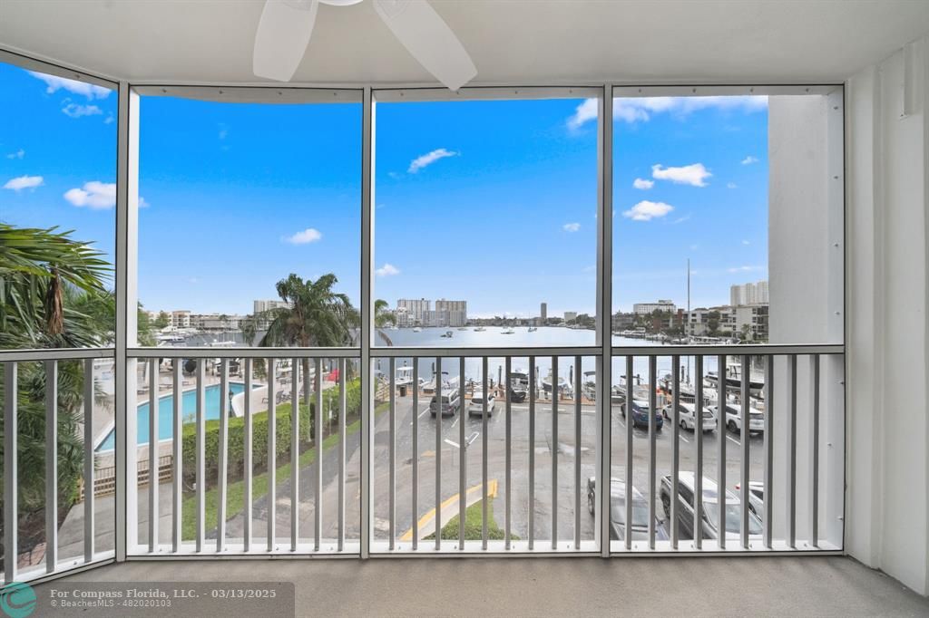 100 Golden Isles Drive, Unit 313 Hallandale Beach, FL 33009 - Photo 29 of 33 a view of a balcony