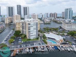100 Golden Isles Drive, Unit 313 Hallandale Beach, FL 33009 - Photo 33 of 33 a view of a city with tall buildings