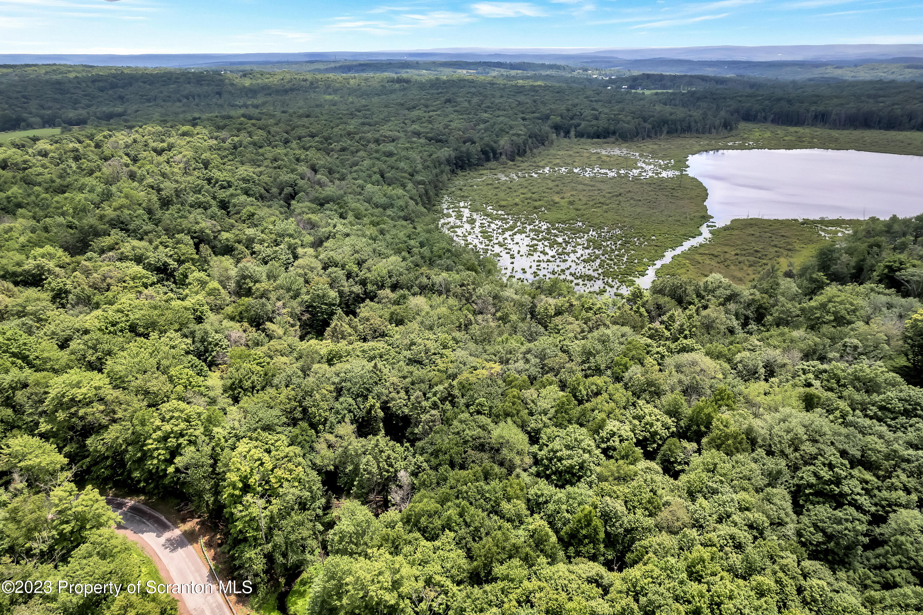 0 Wallace Road Lake Ariel, PA 18436 - Photo 2 of 26 a view of a lake with a mountain