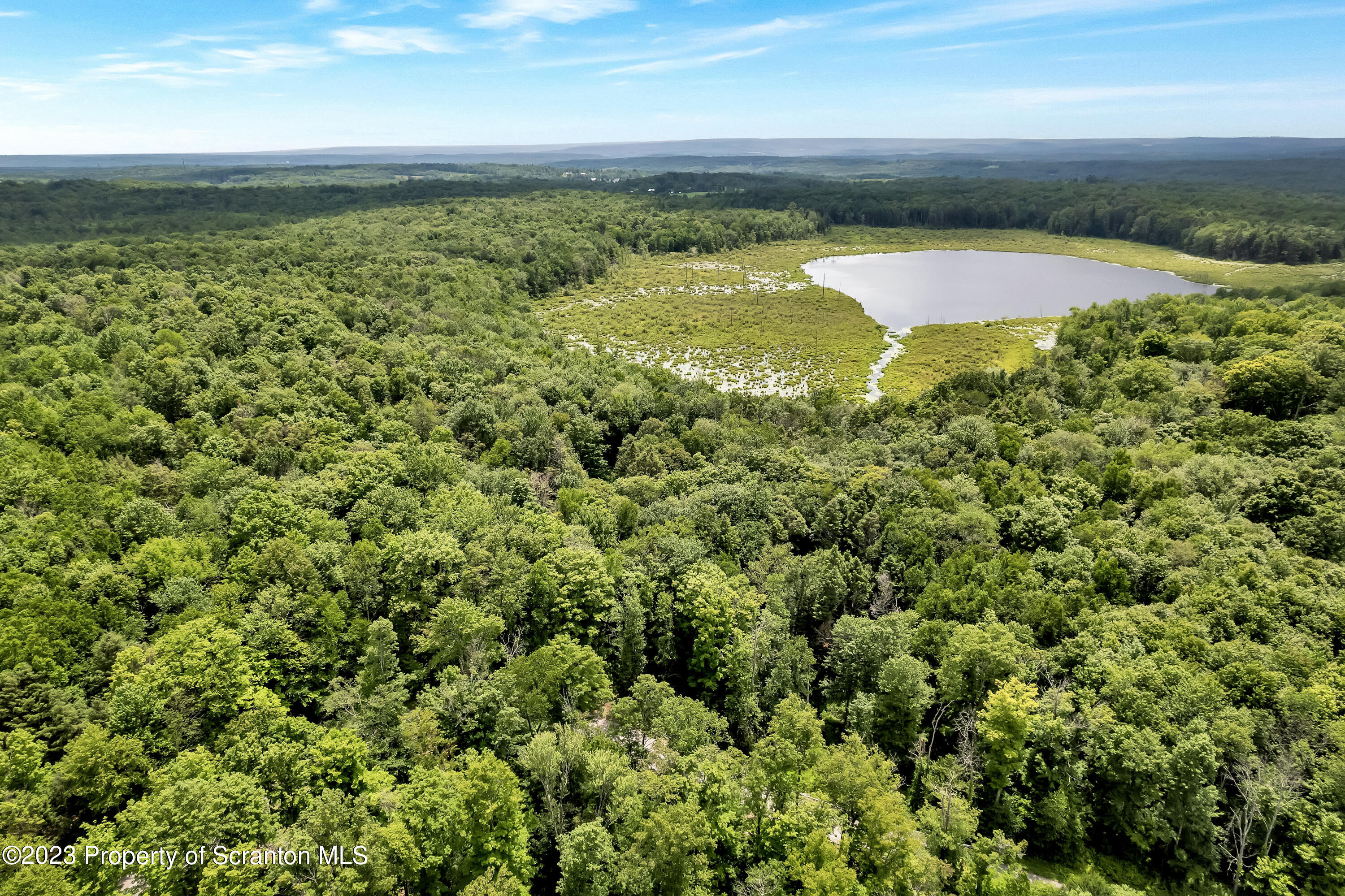 0 Wallace Road Lake Ariel, PA 18436 - Photo 3 of 26 a view of a lake from a yard