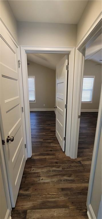123 Ridge Crest Court Ellijay, GA 30540 - Photo 20 of 34 a view of a hallway with wooden floor and staircase