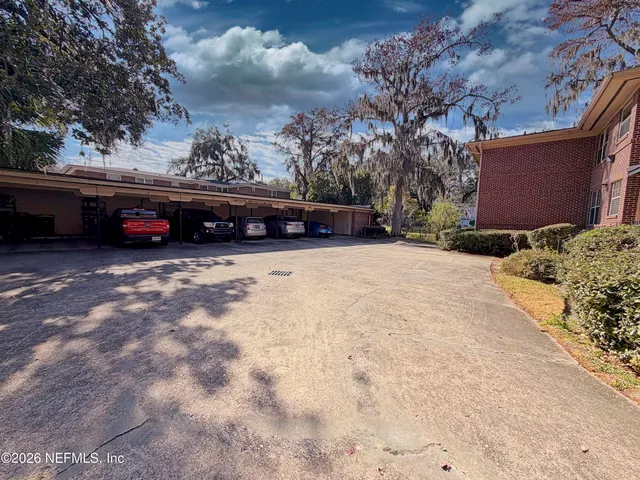 a view of outdoor space with trees
