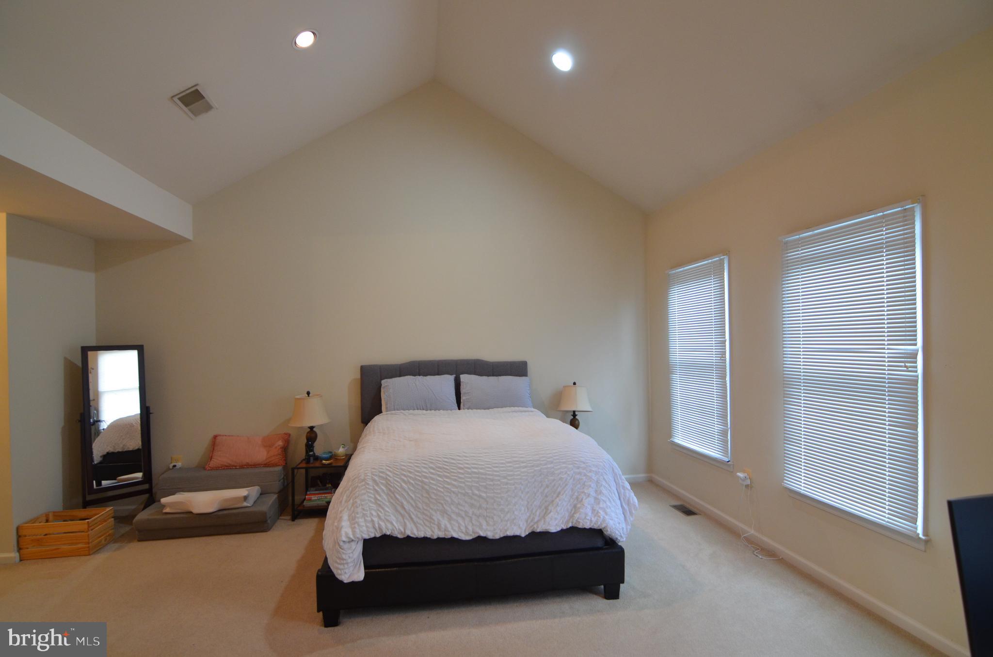 8173 Boss Street Vienna, VA 22182 - Photo 23 of 59 Master bedroom with cathedral ceiling