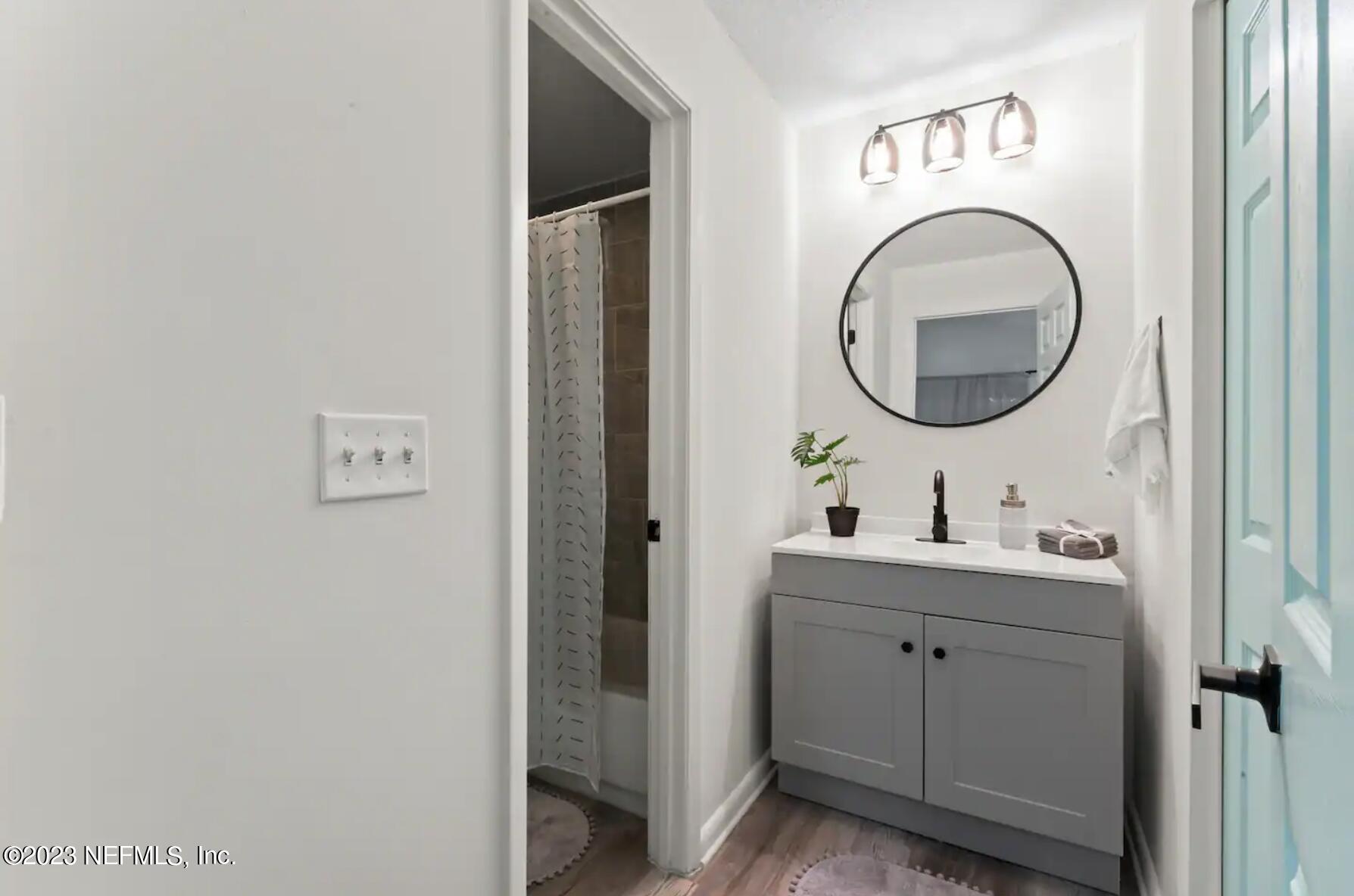 10711 Alden Road, Unit 4 Jacksonville, FL 32246 - Photo 10 of 18 a bathroom with a sink and a mirror