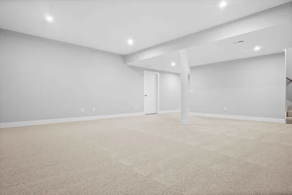 a view of empty room