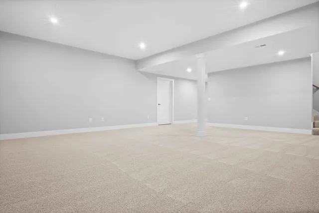 a view of empty room