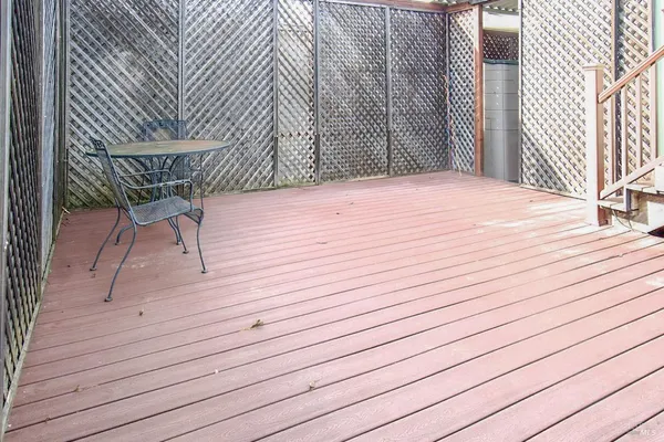a view of wooden floor with wooden floor