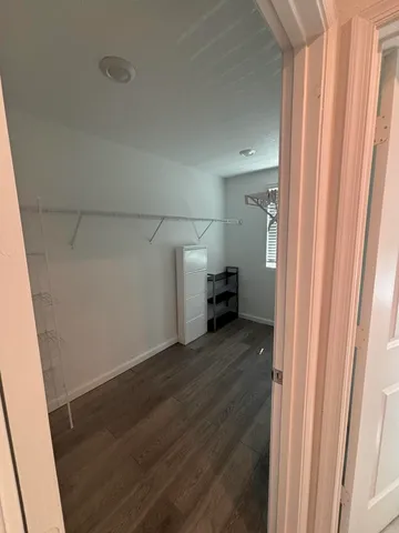 a view of utility room and closet