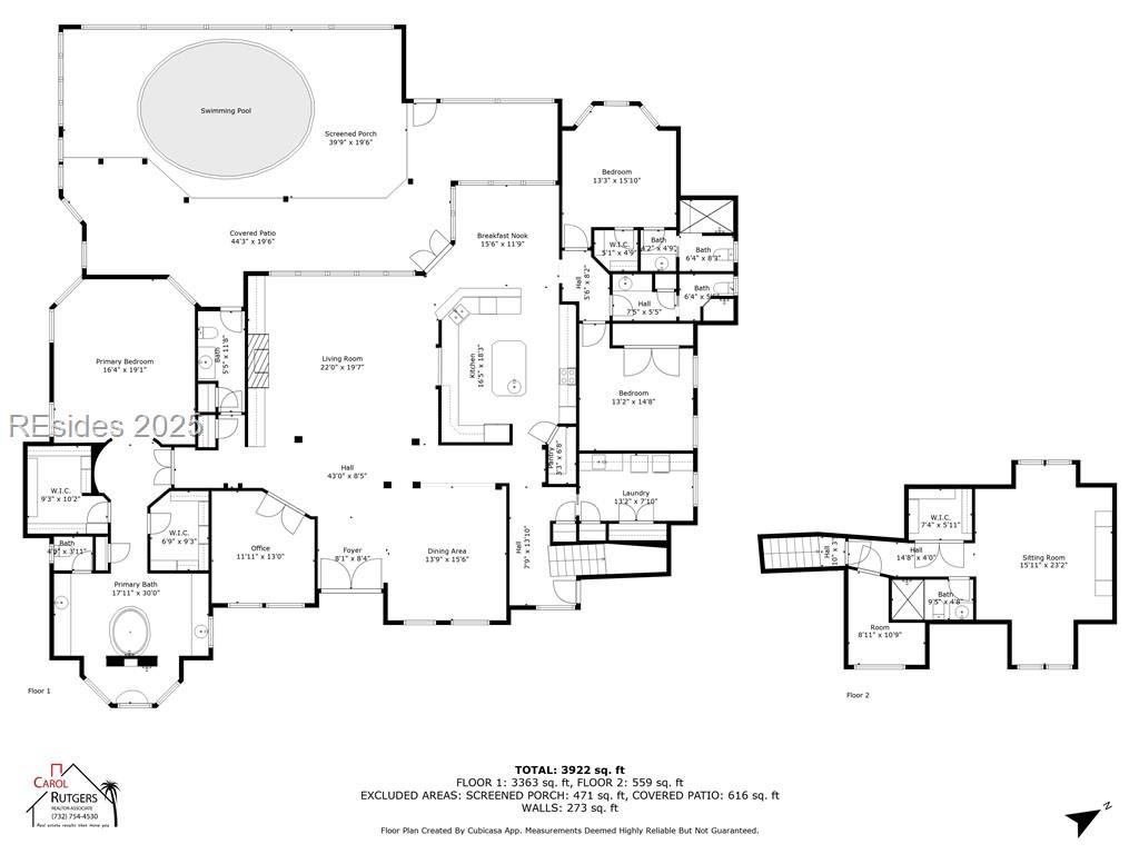 21 Caravelle Lane Bluffton, SC 29909 - Photo 66 of 66 Floorpan