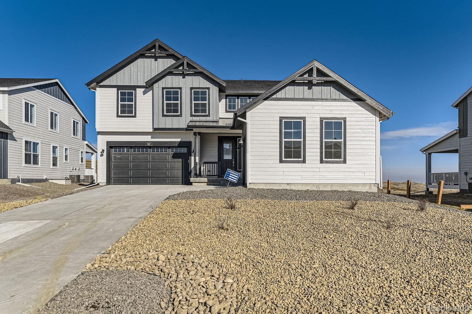 907 Congress Place Elizabeth, CO 80107 - Photo 1 of 19 a front view of a house with a yard