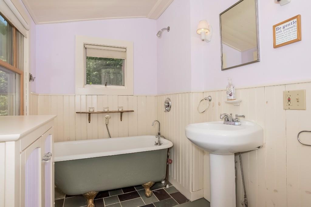 58 Ossipee Hill Road Waterboro, ME 04030 - Photo 22 of 35 First floor bathroom with Claw foot tub!
