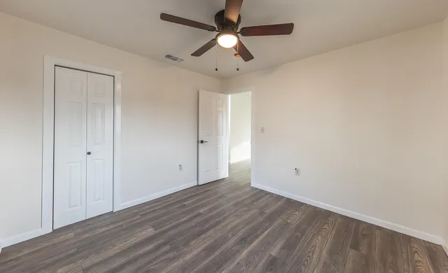 wooden floor in an empty room