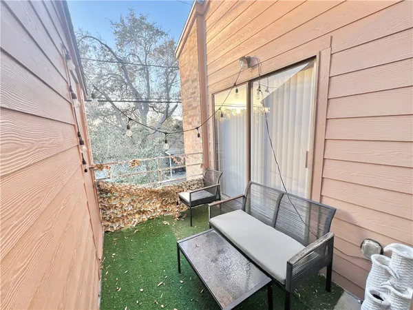 a sign on a pole on a street