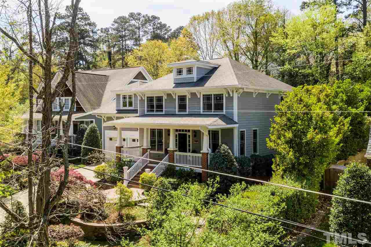 1407 Nottingham Road Raleigh, NC 27607 - Photo 2 of 30 a aerial view of a house with swimming pool