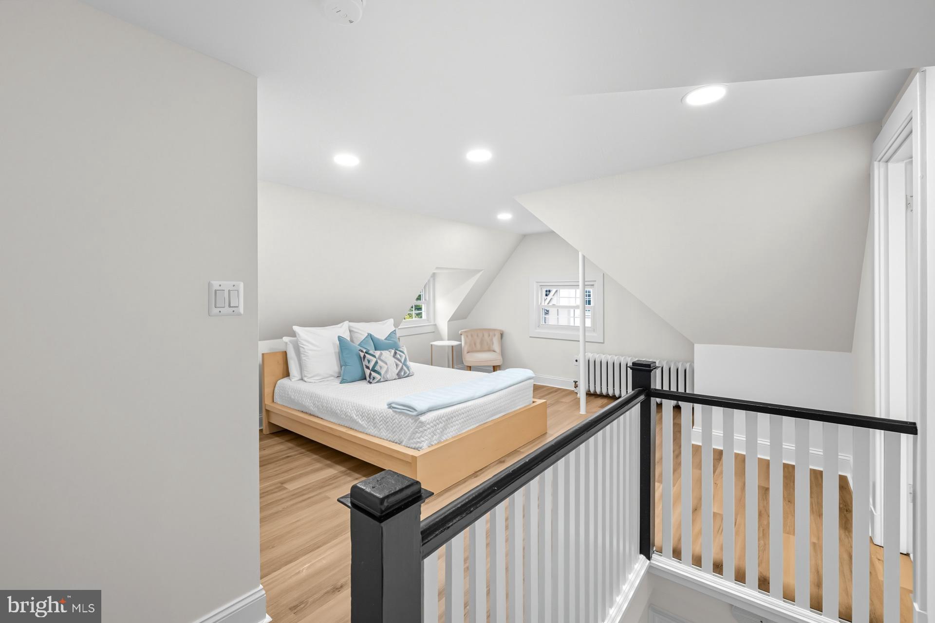 1628 44th Street Northwest Washington, DC 20007 - Photo 23 of 40 a view of an entryway wooden floor and front door
