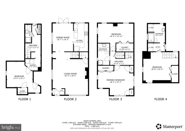 $1,650,000 | 1628 44th Street Northwest, Washington, DC 20007
