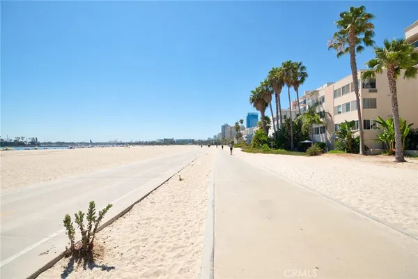a view of beach and ocean