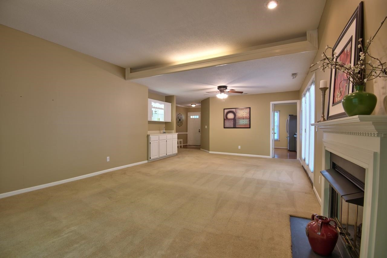 3219 Coachman's Way Durham, NC 27705 - Photo 21 of 33 a view of a livingroom with a fireplace