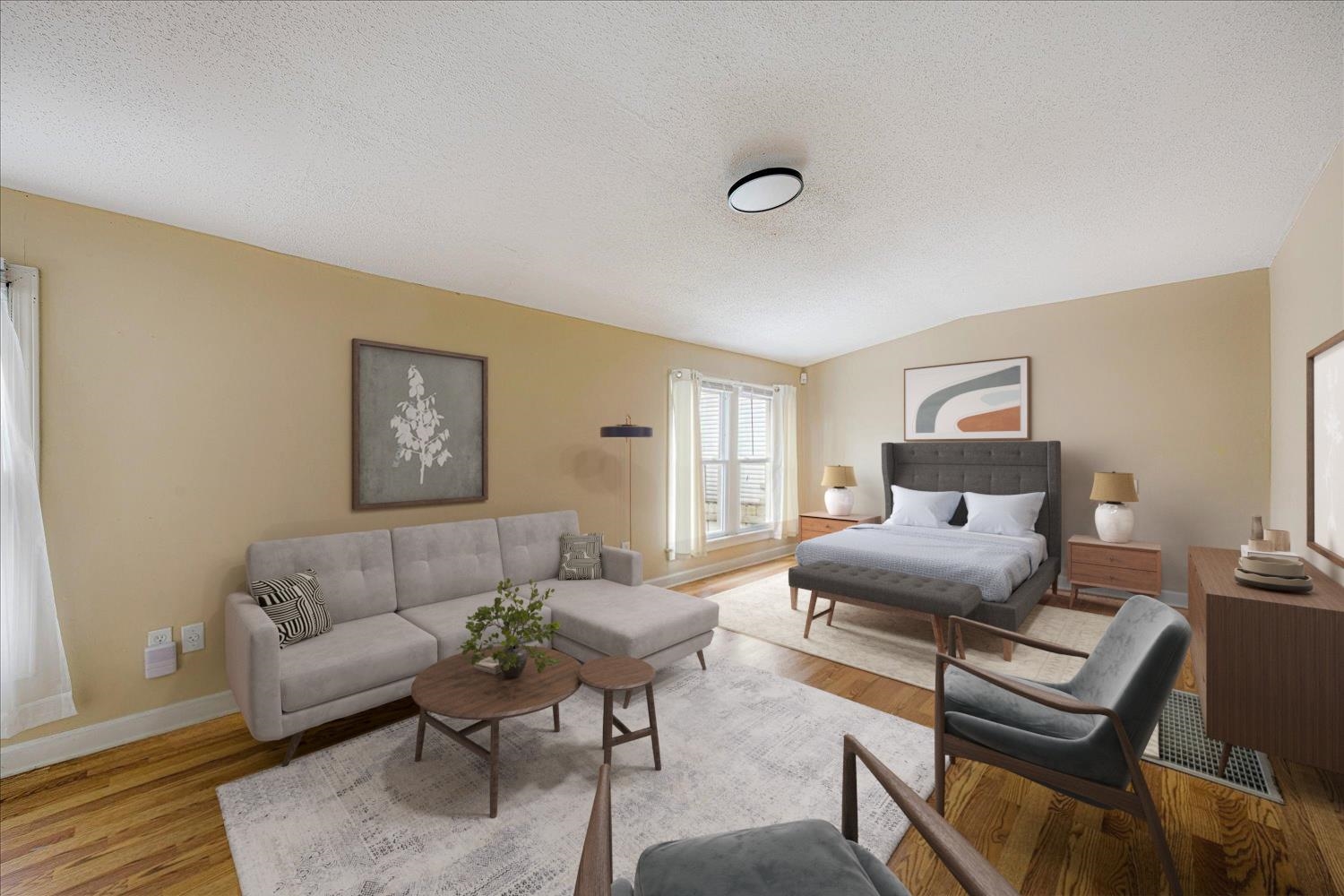 133 South Fenwick Road Memphis, TN 38111 - Photo 12 of 21 a living room with furniture and a wooden floor