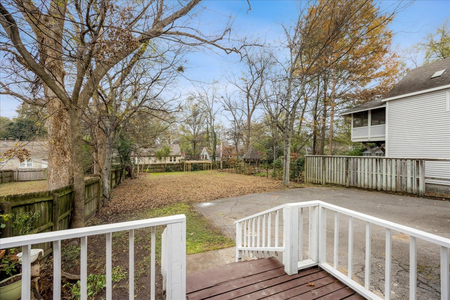 133 South Fenwick Road Memphis, TN 38111 - Photo 15 of 21 a view of a yard with wooden fence