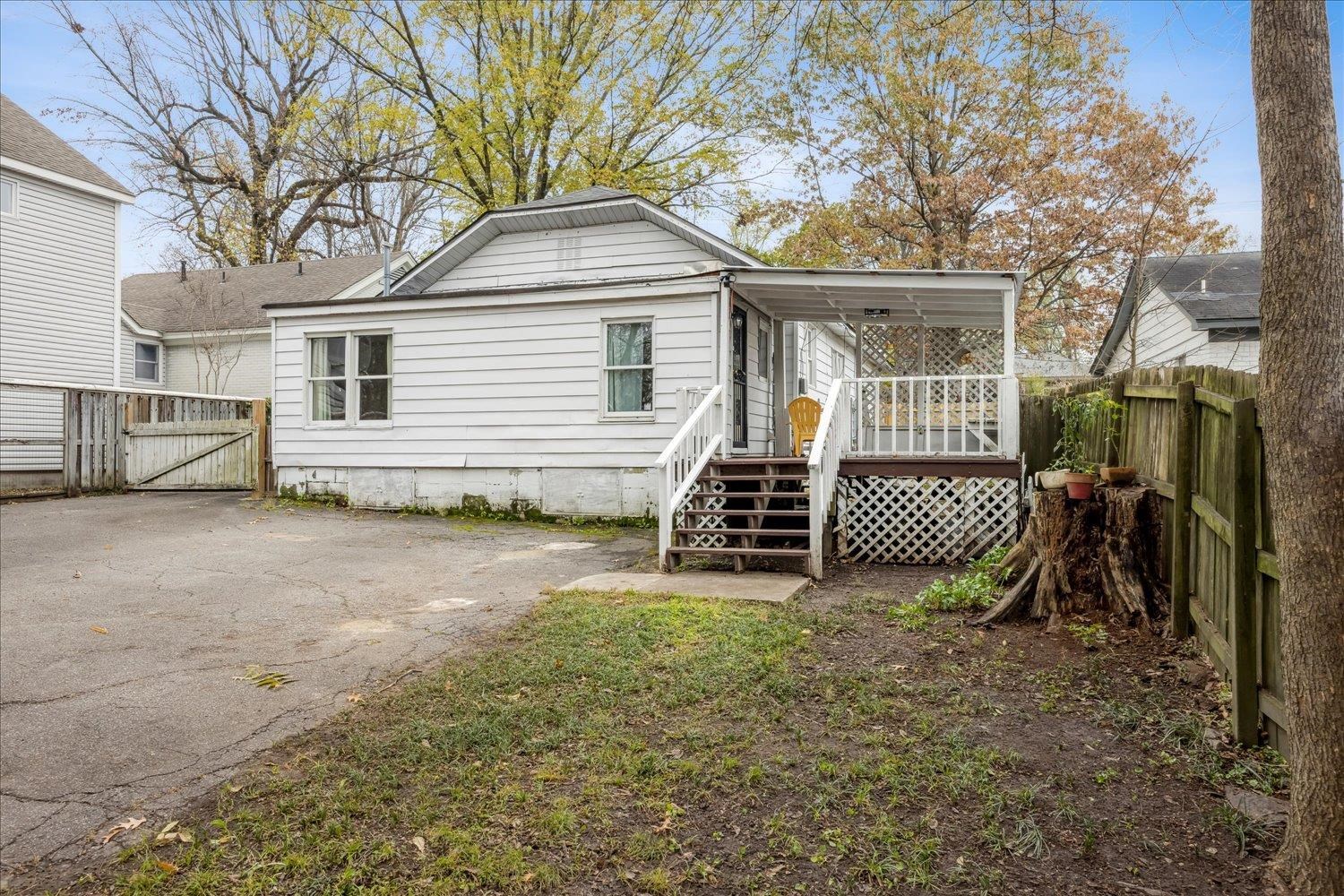 133 South Fenwick Road Memphis, TN 38111 - Photo 19 of 21 a view of a house with a yard and fence