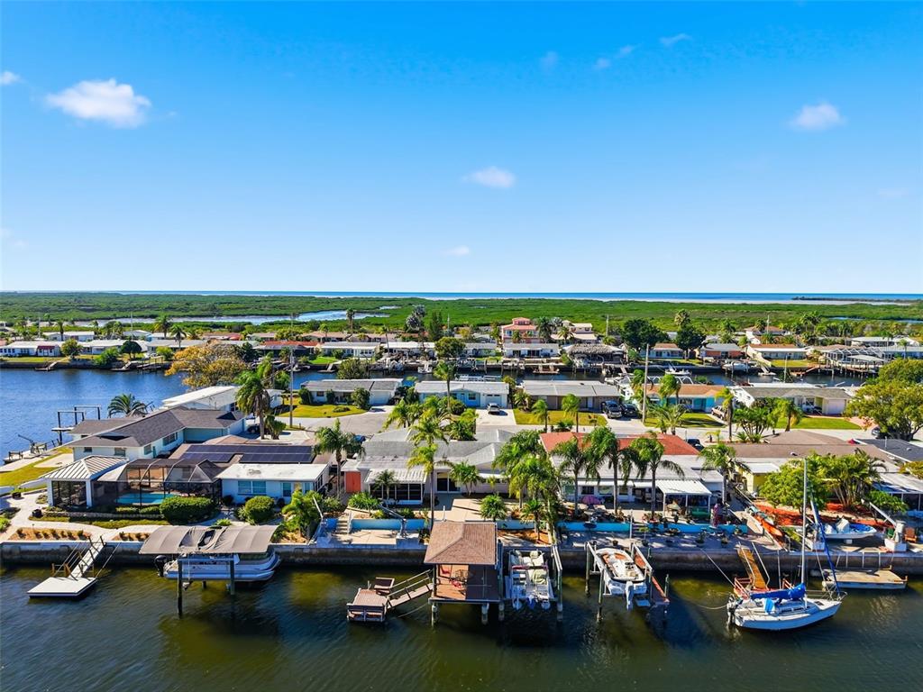 12612 4th Isle Hudson, FL 34667 - Photo 46 of 50 an aerial view of a with lawn chairs