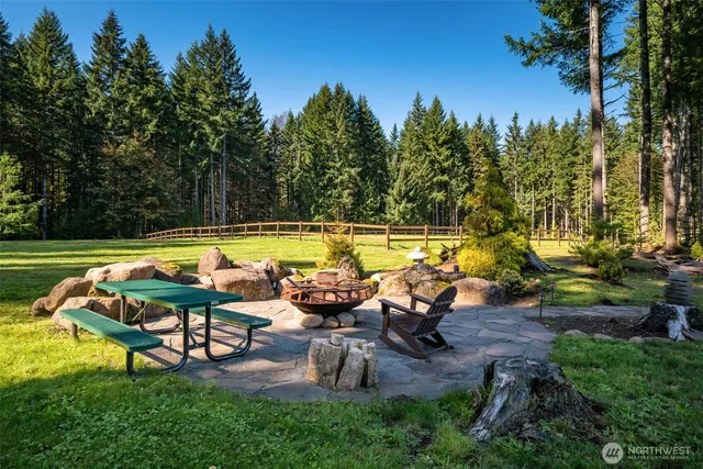 a view of a lake and a mountain view