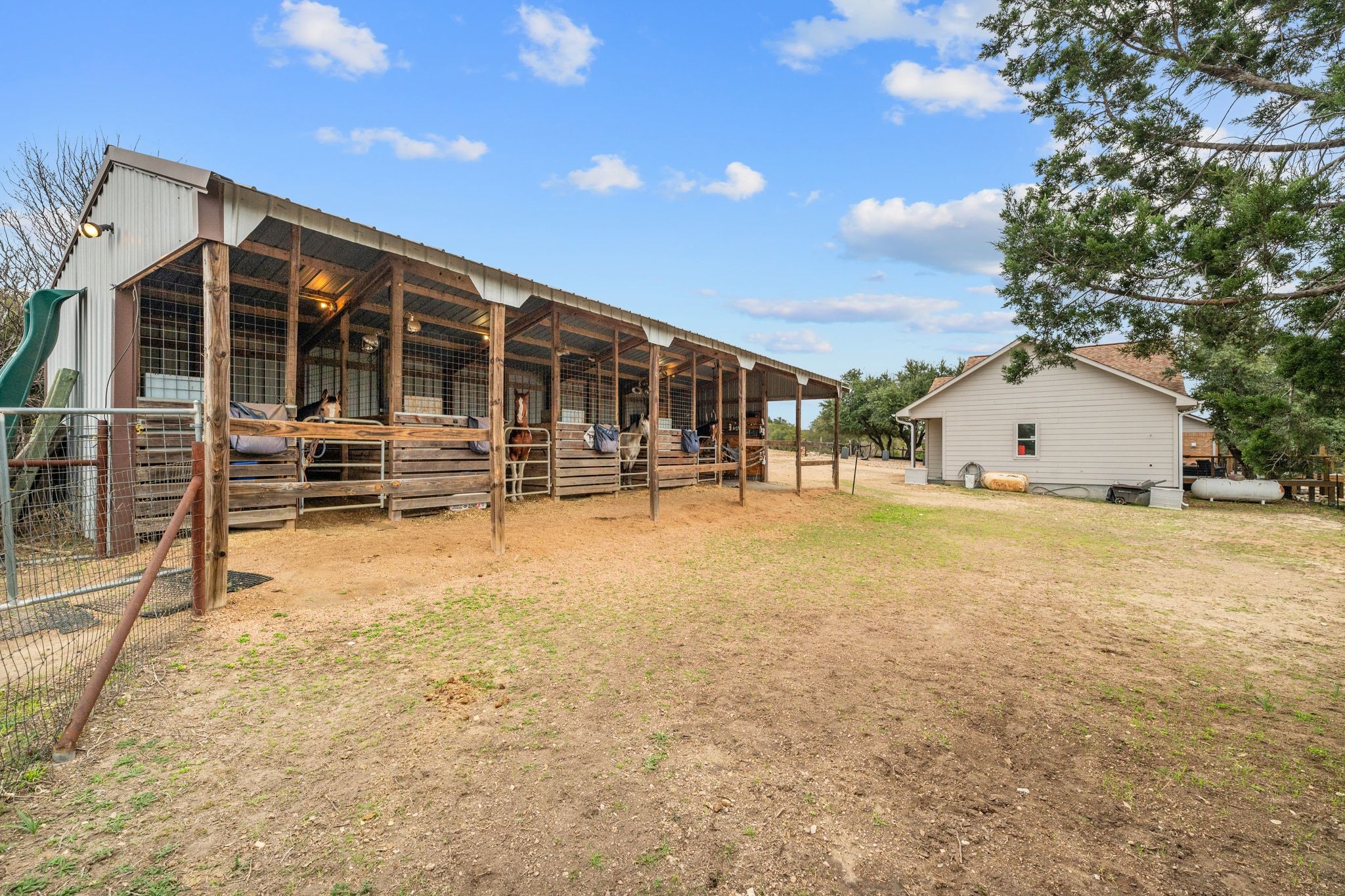 401 Ranchview Drive Johnson City, TX 78636 - Photo 11 of 40 4 stall horse barn