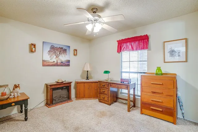 a room with furniture and a window