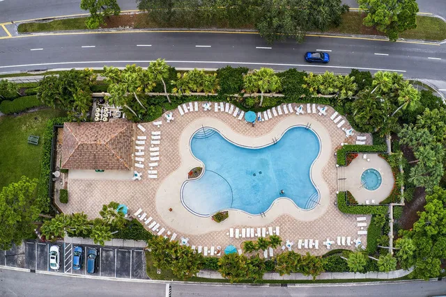 a aerial view of a house