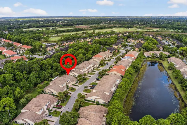 an aerial view of a football ground