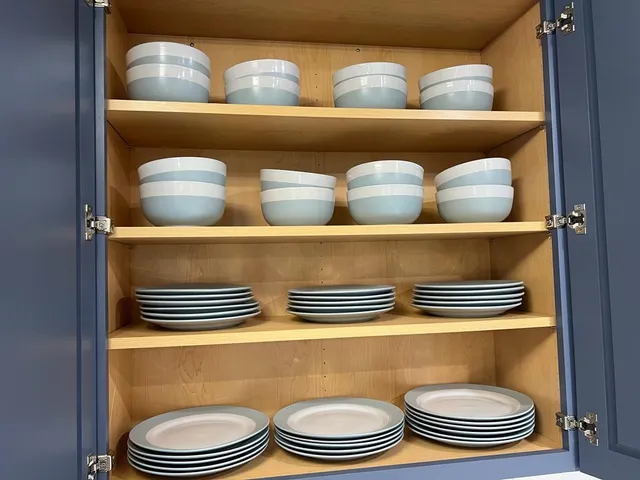 a picture of a bathroom with a shower