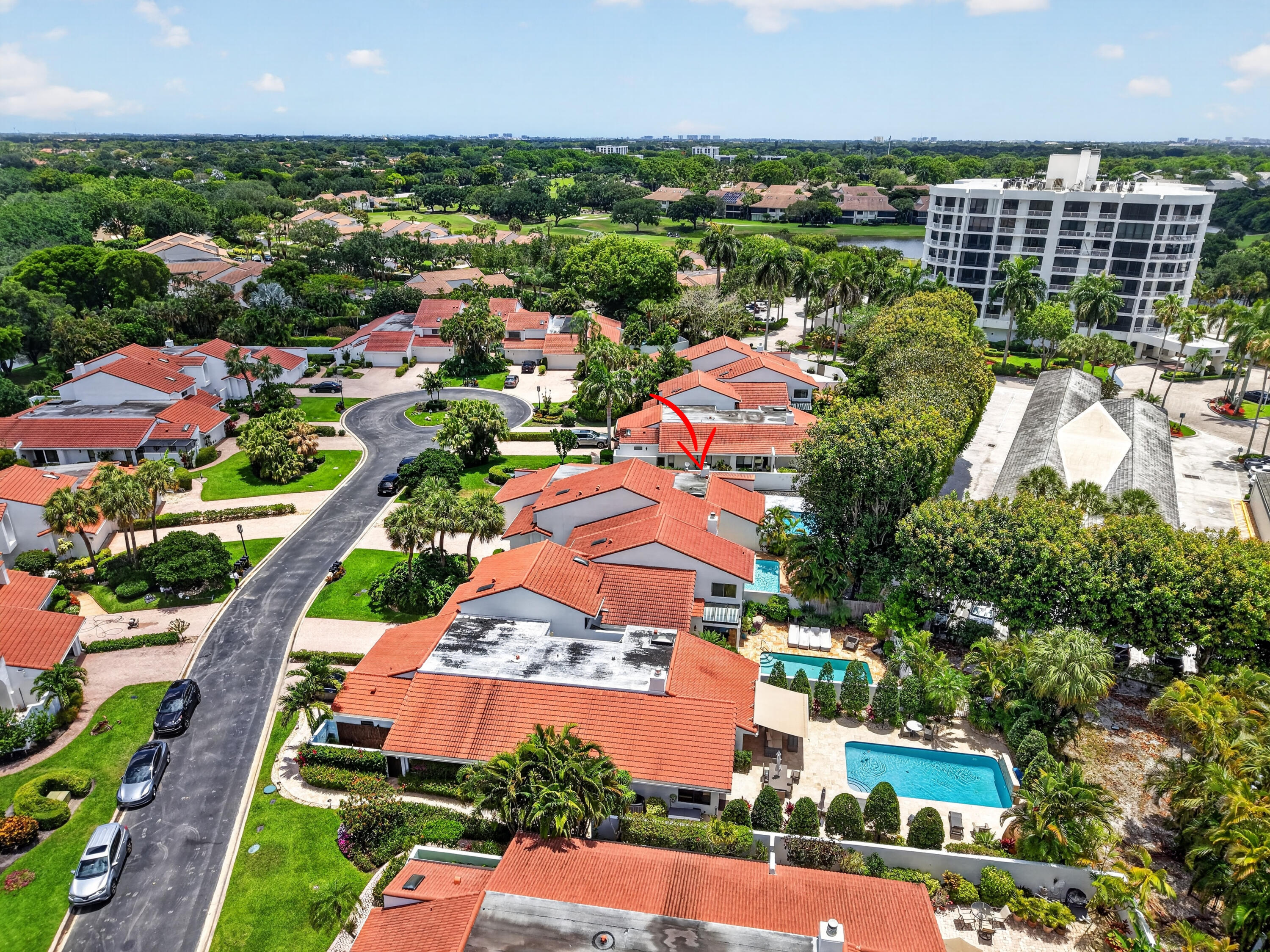 7374 Woodmont Court Boca Raton, FL 33434 - Photo 49 of 95 an aerial view of residential houses with outdoor space