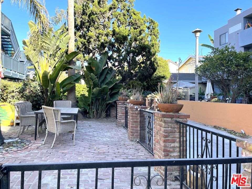 23 Buccaneer Street Marina del Rey, CA 90292 - Photo 33 of 39 a view of a patio with iron fence
