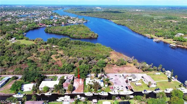 an aerial view of multiple house with outdoor space