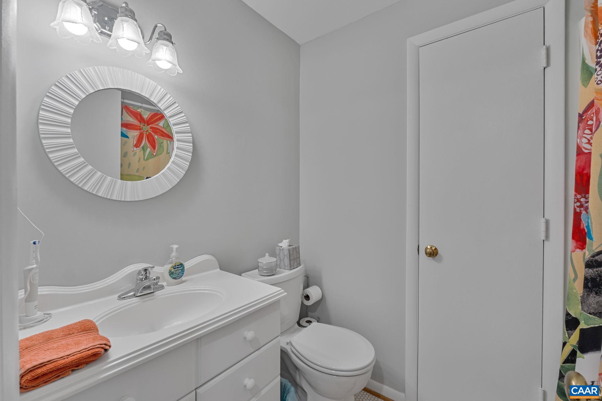 1212 Chatham Ridge Charlottesville, VA 22901 - Photo 15 of 17 a bathroom with a sink a mirror and toilet