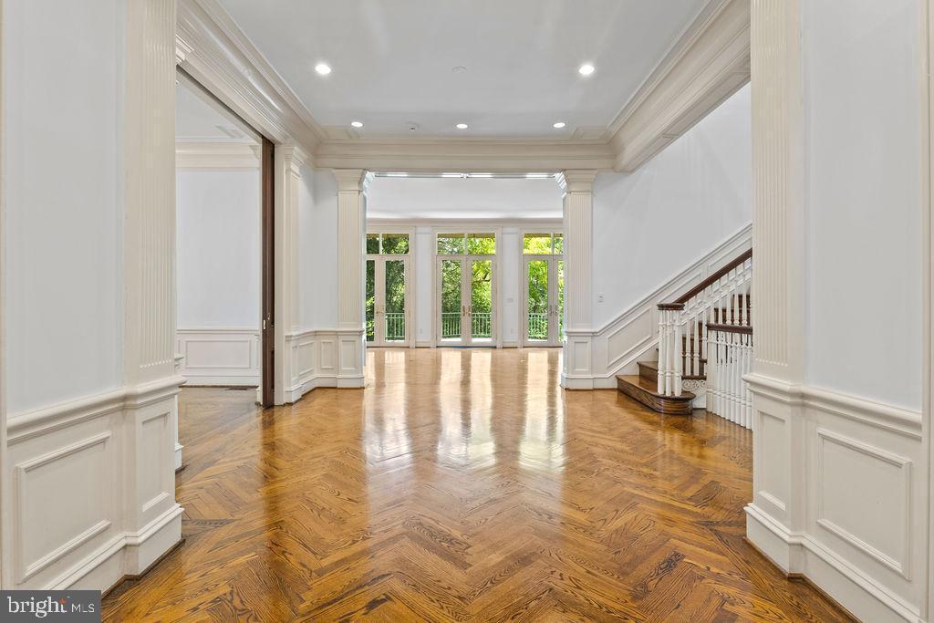 2944 University Terrace Northwest Washington, DC 20016 - Photo 5 of 41 a view of entryway with wooden floor