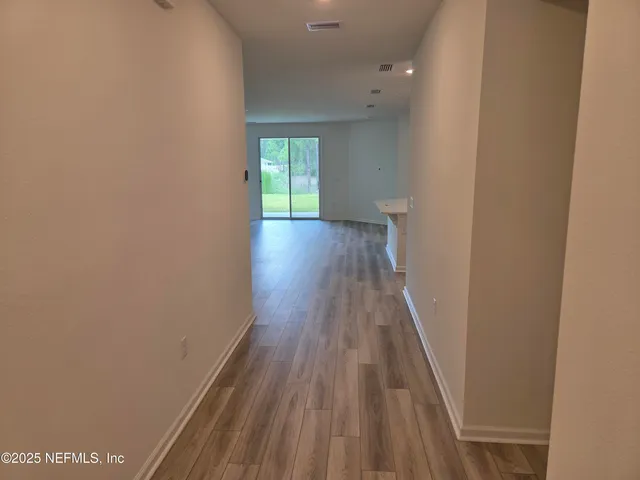 a view of wooden floor in a room