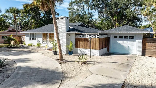 an aerial view of a house with a lake view