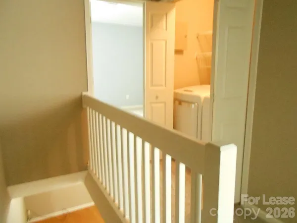 a view of a balcony