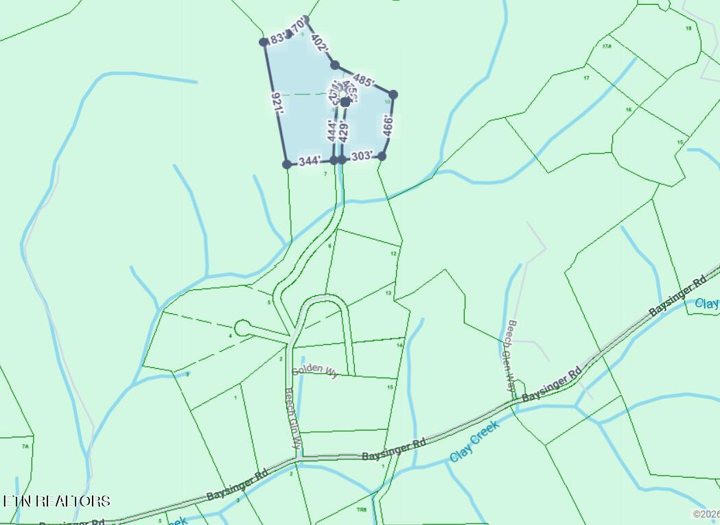 Baysinger Road Newport, TN 37821 - Photo 6 of 6 Baysinger-Map