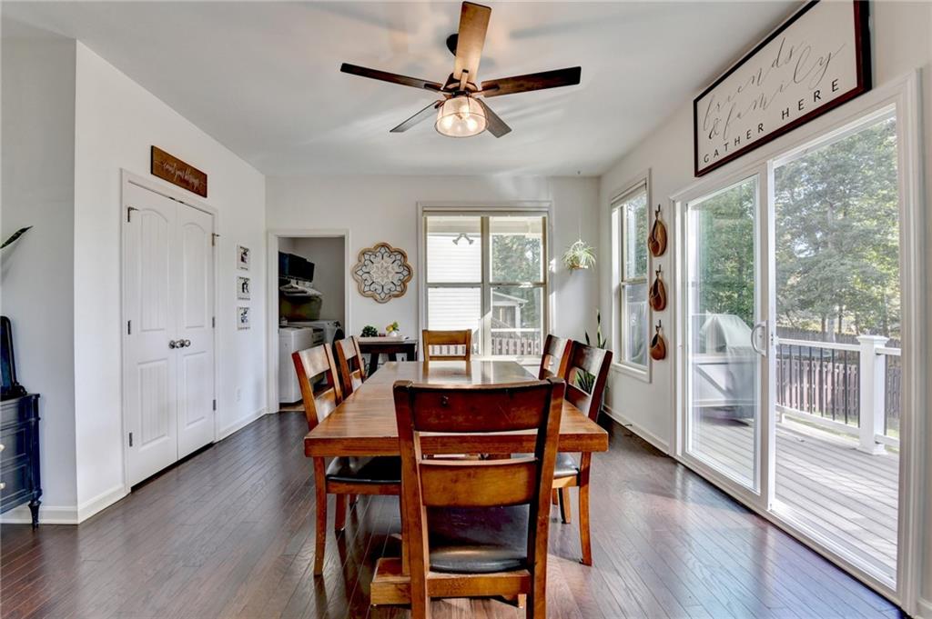 533 Widgeon Way Jefferson, GA 30549 - Photo 39 of 101 a dining room with furniture window wooden floor