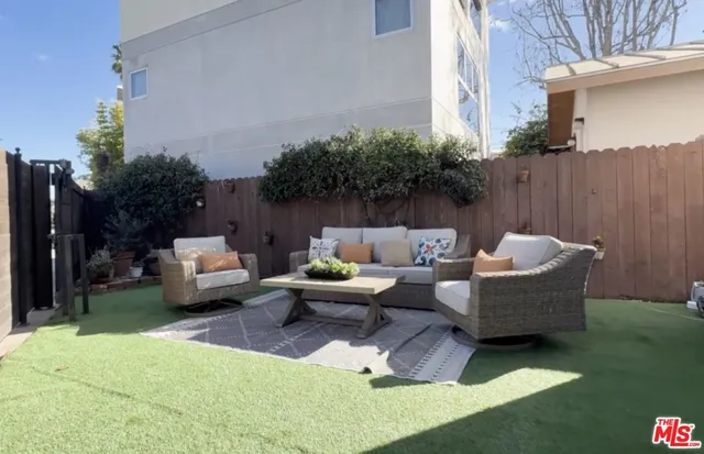 a view of a couches in a patio
