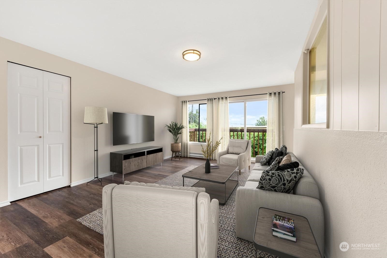 1715 16th Avenue South Seattle, WA 98144 - Photo 15 of 38 a living room with furniture and a flat screen tv