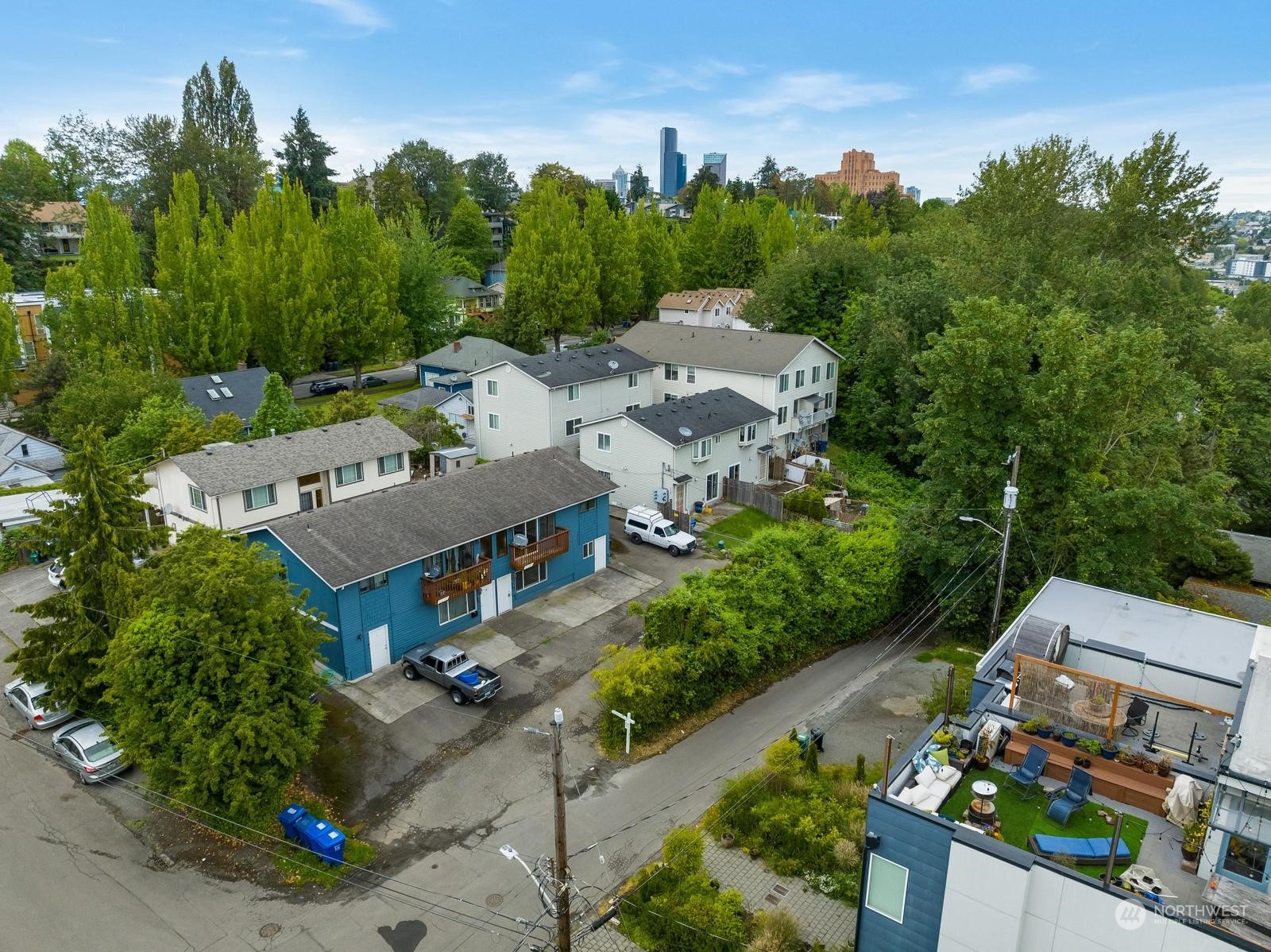 1715 16th Avenue South Seattle, WA 98144 - Photo 31 of 38 an aerial view of a house with a garden