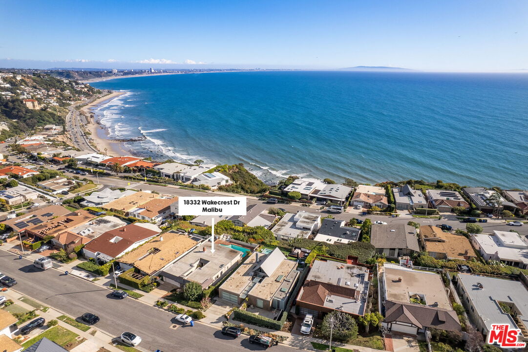 18332 Wakecrest Drive Malibu, CA 90265 - Photo 28 of 30 an aerial view of a building with ocean view