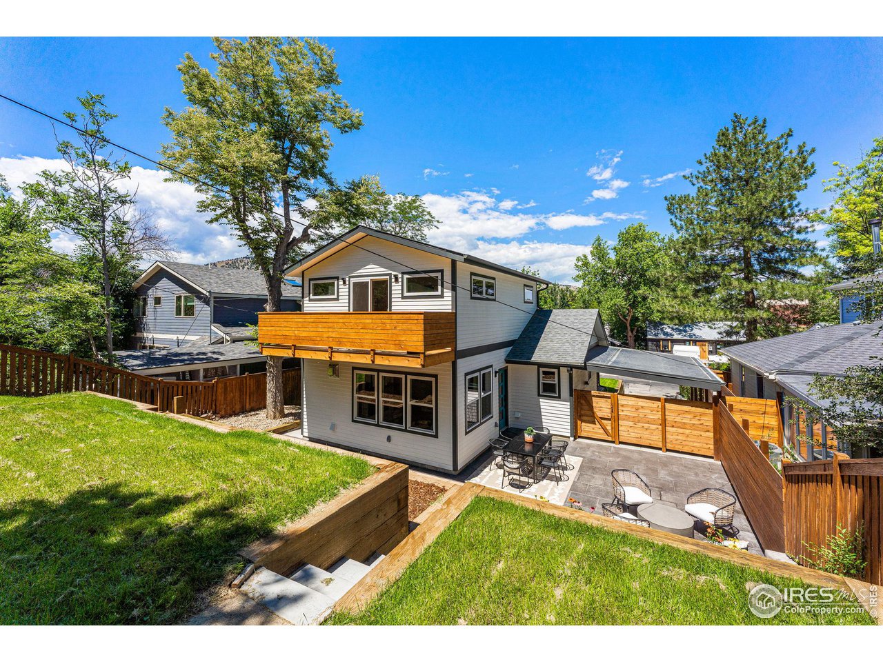 1616 North Street Boulder, CO 80304 - Photo 29 of 32 a view of a house with swimming pool