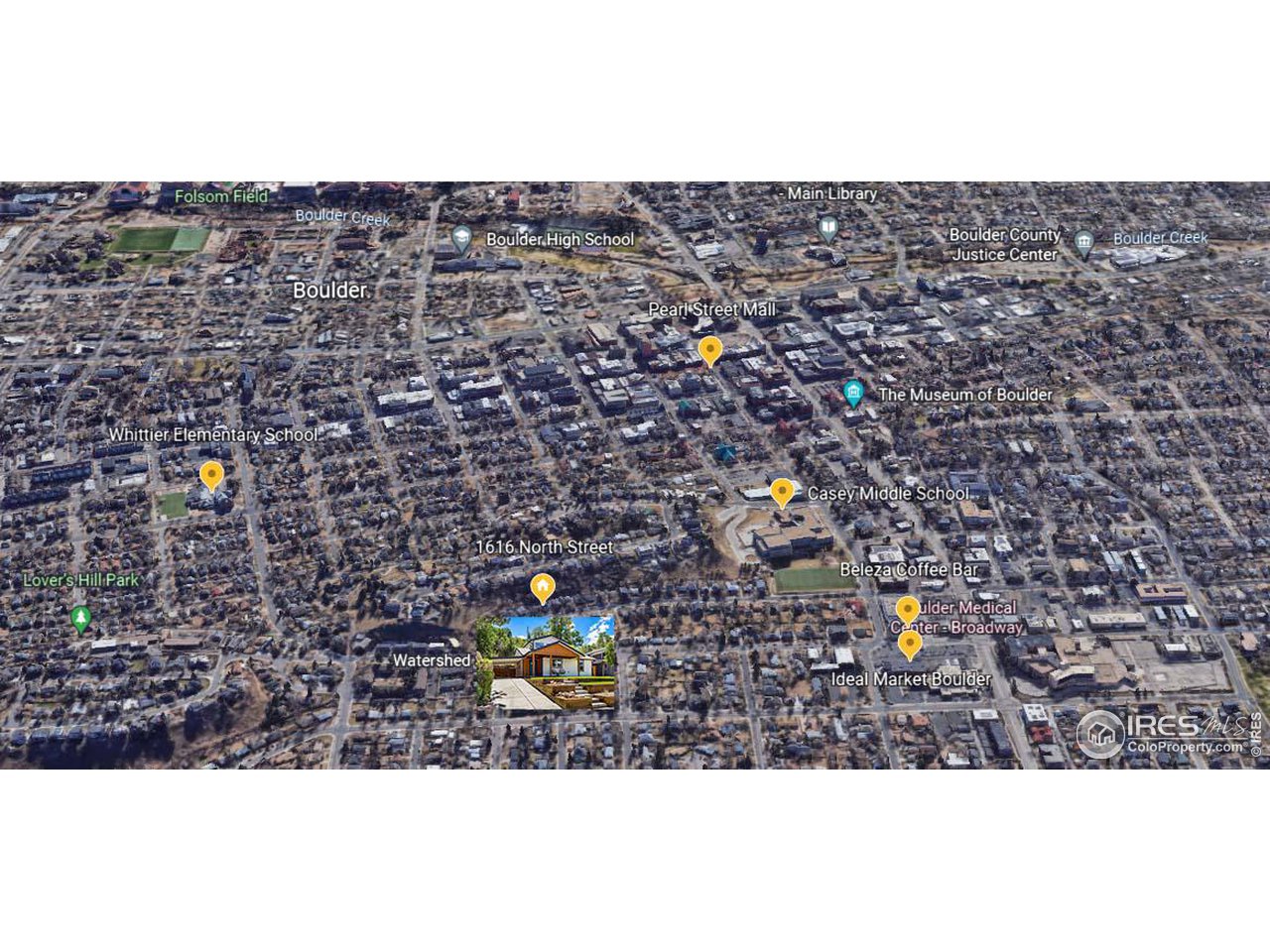 1616 North Street Boulder, CO 80304 - Photo 32 of 32 a view of a city